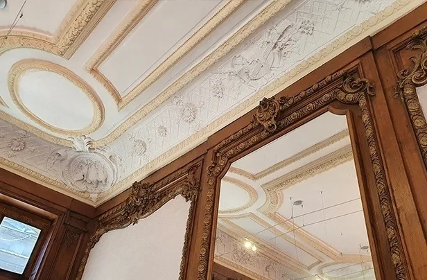 stucco ceilings hotel de guines