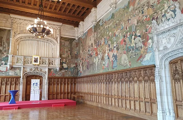 view of the HAUFFBAUER tapestry