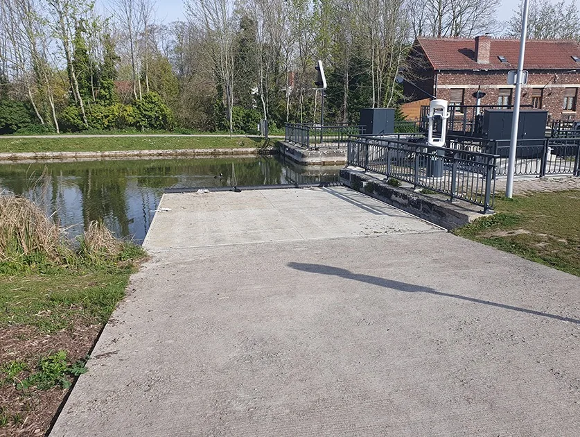 view of the lock