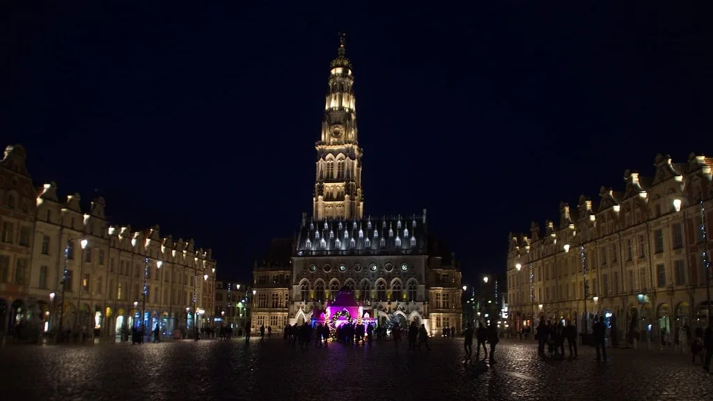 View of the Belfry at night