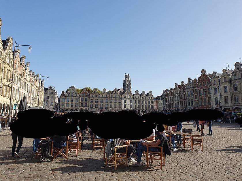 pedestrianization of Place des Héros